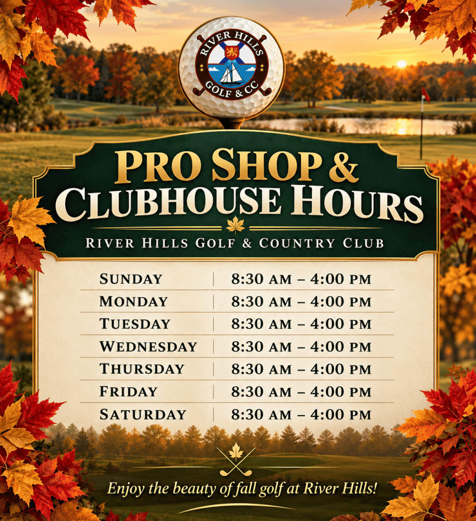 Pro Shop Hours